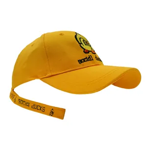 کلاه کپ بچگانه طرح DUCKS رنگ زرد