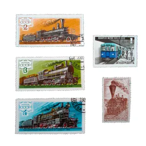 تمبر یادگاری مدل قطار کد h-323 مجموعه 5 عددی
