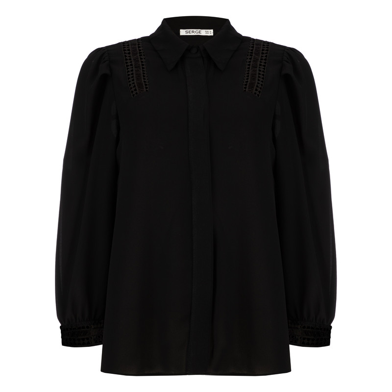 شومیز آستین بلند زنانه سرژه مدل 207324