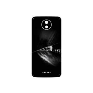 MAHOOT Black Portrait Cover Sticker for Motorola Moto C Plus