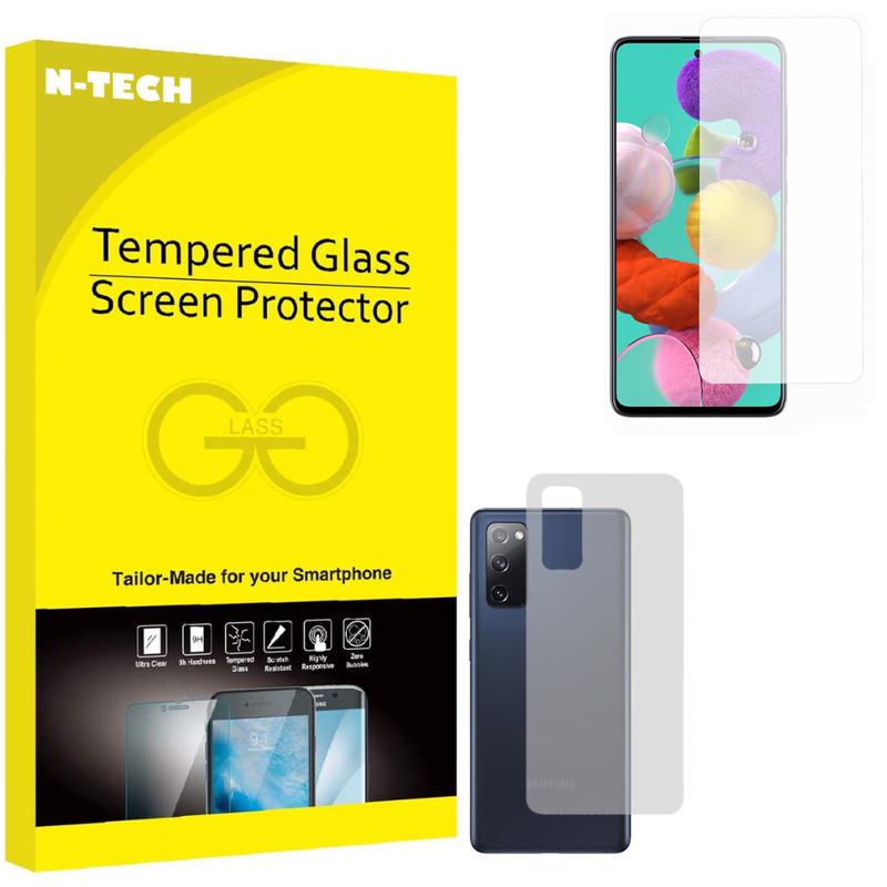  محافظ صفحه نمایش انتک مدل SDBKM-01 مناسب برای گوشی موبایل سامسونگ Galaxy S20 Fe به همراه محافظ پشت گوشی 