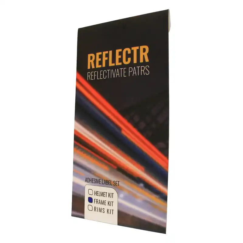 برچسب شبرنگ بدنه دوچرخه رفلکتر کد 1P10Y بسته ۱۶ عددی