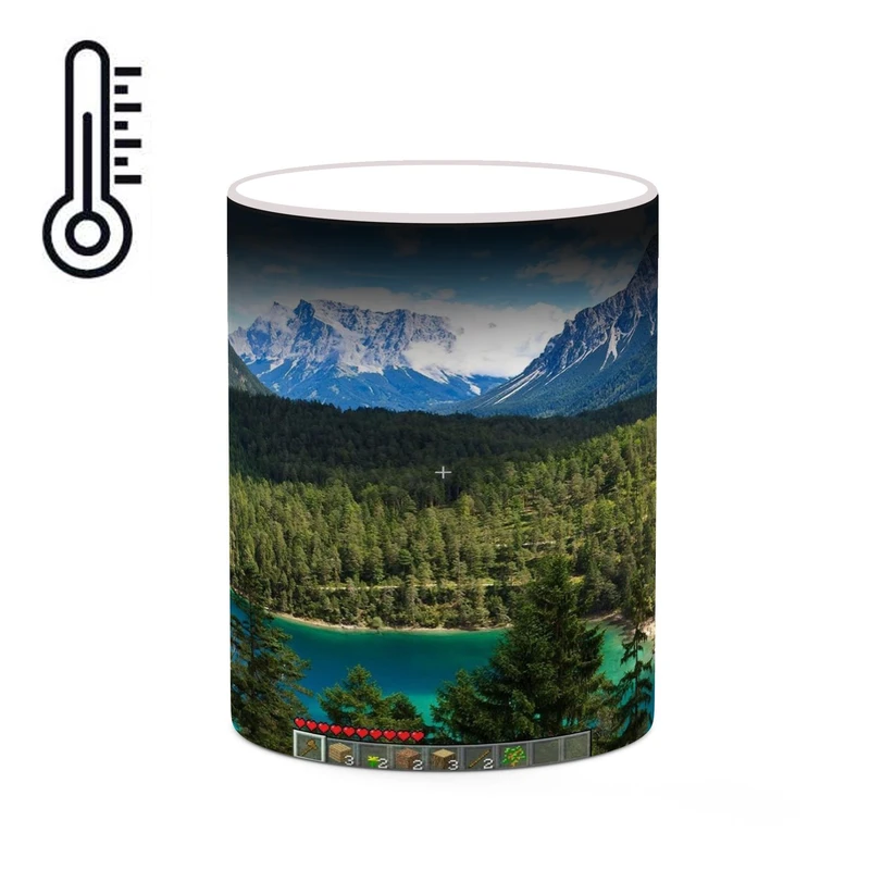 ماگ حرارتی کاکتی طرح ماینکرافت minecraft مدل mgh41122