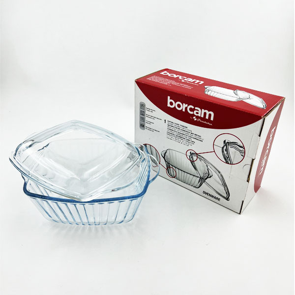 ظرف پخت پاشاباغچه مدل Borcam درب دار کد 59039