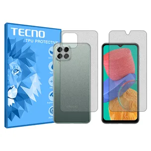 Matte tecno screen protector, HyMTT model, suitable for Samsung Galaxy M33 mobile phone, along with the phone back protector