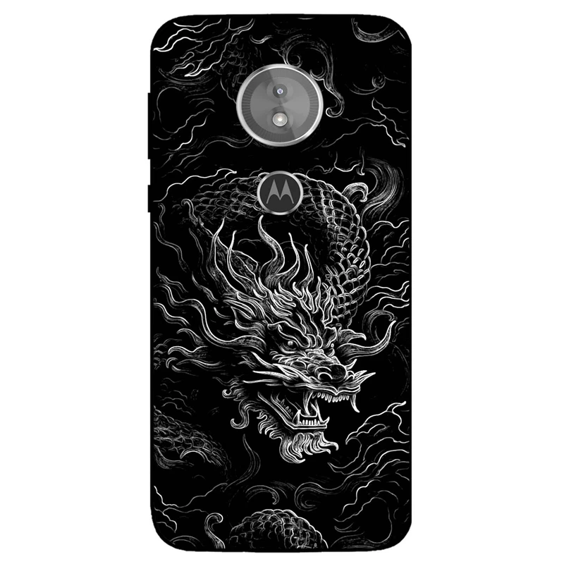 کاور مگافون طرح اژدها مدل 1897 مناسب برای گوشی موبایل موتورولا Moto E5 / G6 Play