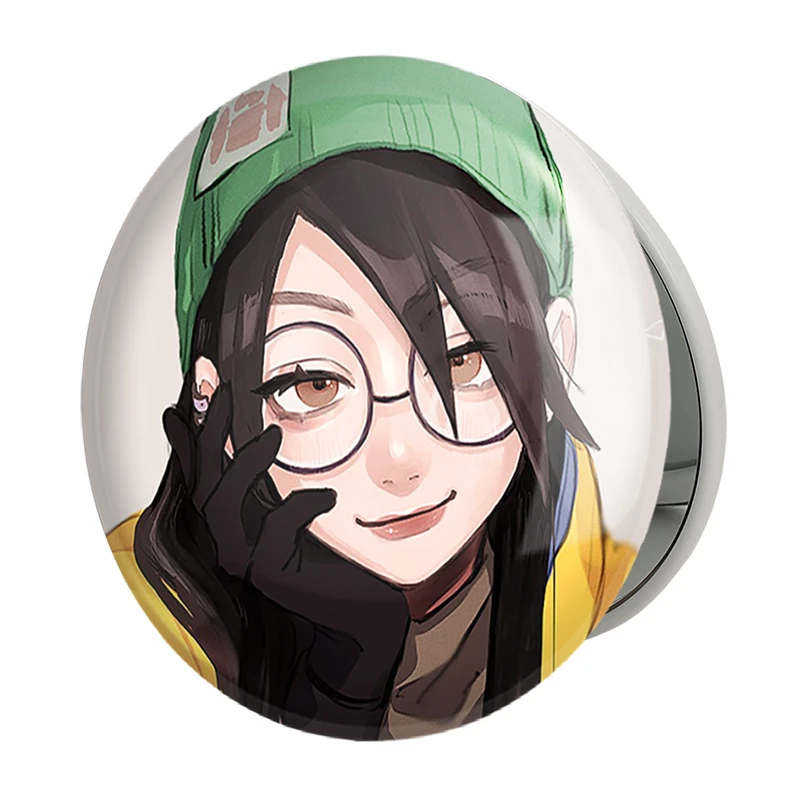 آینه جیبی خندالو طرح بازی ولورانت (Valorant) مدل تاشو کد 33113