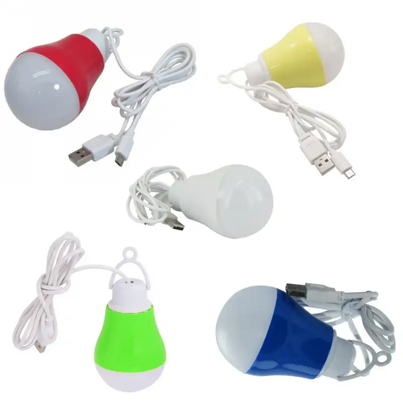 چراغ آویز چادر مدل USB-OTG بسته 5 عددی