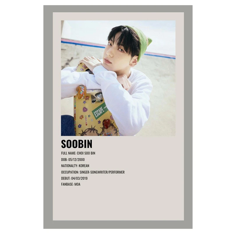 پوستر مدل تی اکس تی TXT طرح سوبین Soobin کد 762