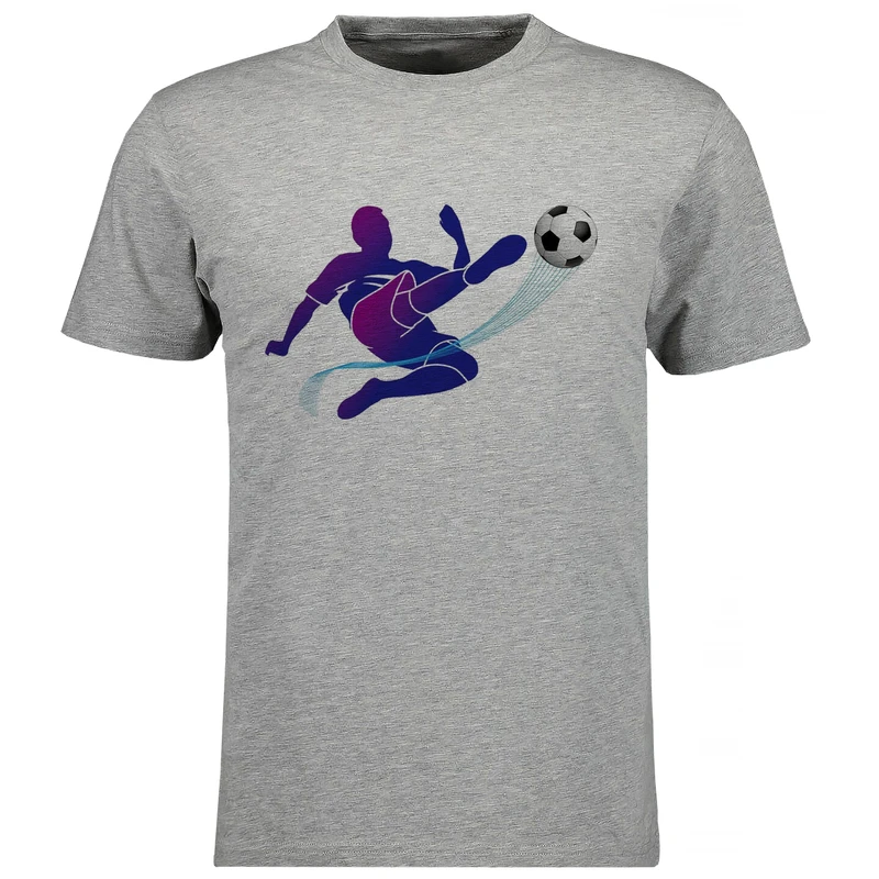 تی شرت آستین کوتاه مردانه مدل فوتبالیست کد V267