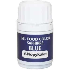رنگ خوراکی ژله ای آبی یاقوتی کپی کیک-25 گرم