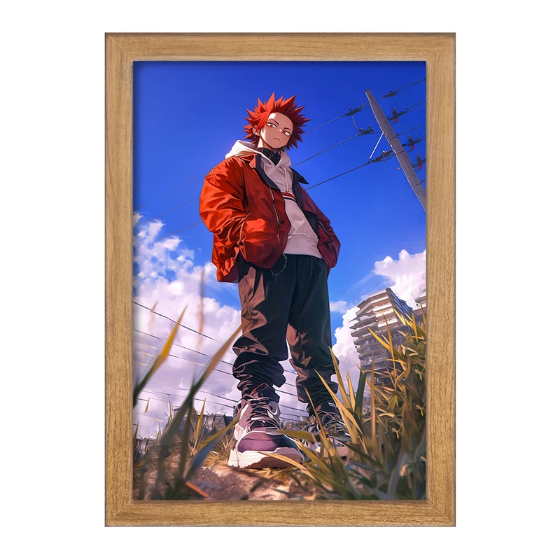 تابلو خندالو مدل انیمه آکادمی قهرمان من کد F2853