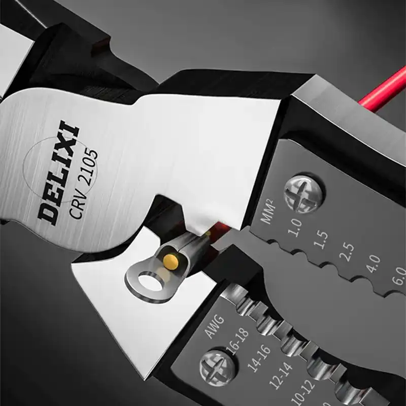 انبر سیم چین و انبر دم باریک و انبر دست دلیکسی مدل 06-0001-021