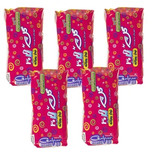 پد بهداشتی گل پر مدل Kind مجموعه 5 عددی