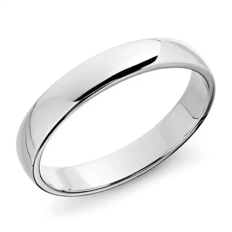 انگشتر نقره زنانه مدل حلقه رینگ ساده کد ۸