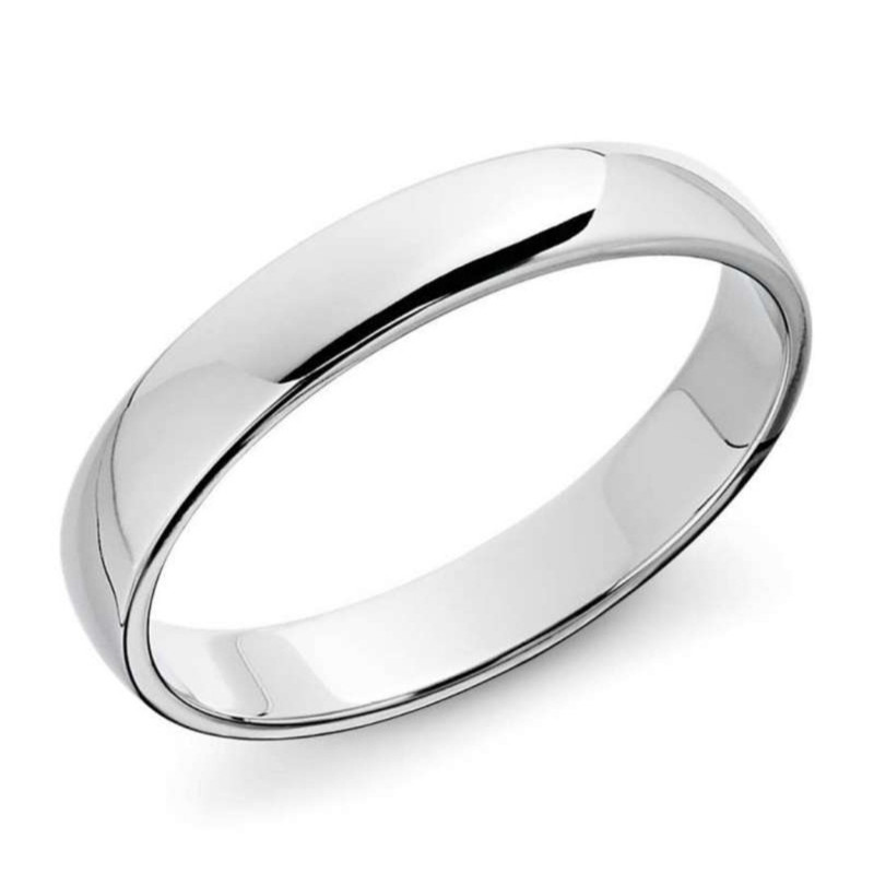 انگشتر نقره زنانه مدل حلقه رینگ ساده کد ۶