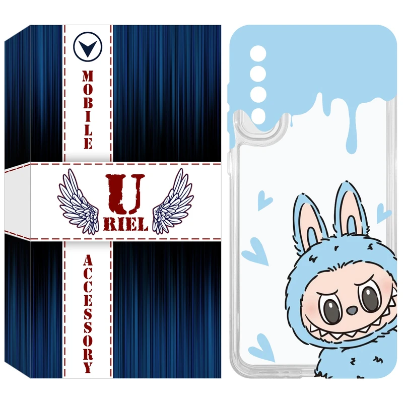 کاور یوریل مدل Clear کد 131 طرح لبوبو Labubu مناسب برای گوشی موبایل سامسونگ Galaxy A51
