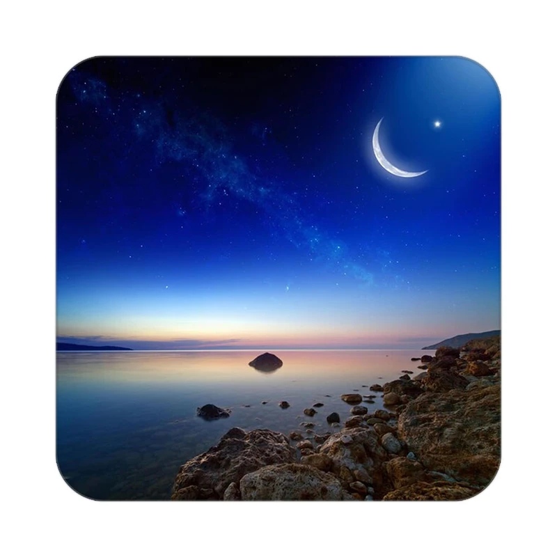 زیر لیوانی کاکتی طرح ماه و ستاره مدل mp53268