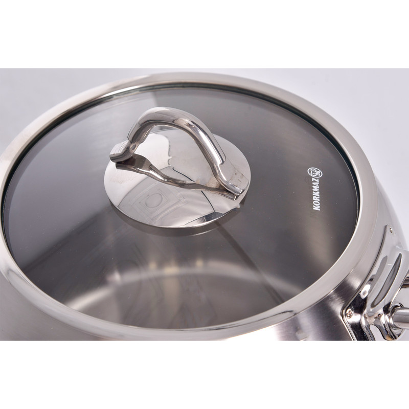 ست کتری قوری کرکماز مدل Mega satin کد 03-105 گنجایش کتری 2 لیتر گنجایش قوری 1 لیتر