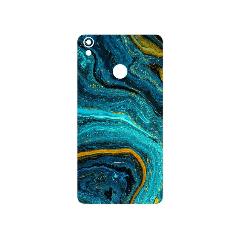 برچسب پوششی ماهوت مدل Turquoise marblewith golden streaks مناسب برای گوشی موبایل تکنو Camon CX Air