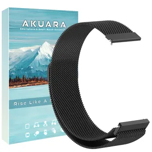 Akuara Milanese Band For Samsung Watch 3 size 41mm / Galaxy Watch 4 40mm / watch 4 42mm / watch 4 44mm / watch 4 46mm