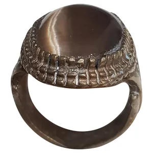 انگشتر نقره مردانه مدل چشم ببر سلطنتی CBS214260