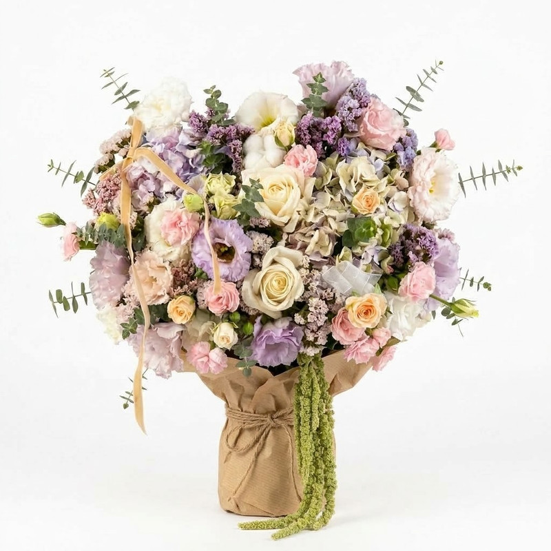 دسته گل رز طبیعی مدل R78