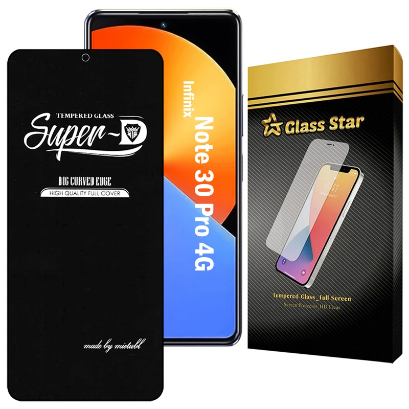 محافظ صفحه نمایش گلس استار مدل SUPERDNS مناسب برای گوشی موبایل اینفینیکس Note 30 Pro 4G