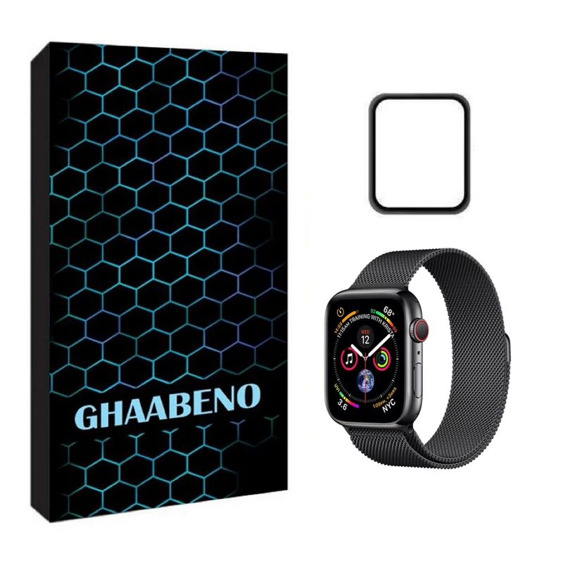 بند قاب نو مدل میلانس مناسب برای اپل واچ سری 7 سایز   45 میلی متر به همراه محافظ صفحه نمایش