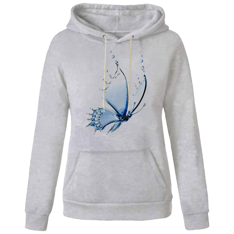 هودی زنانه مدل پروانه کد AA73