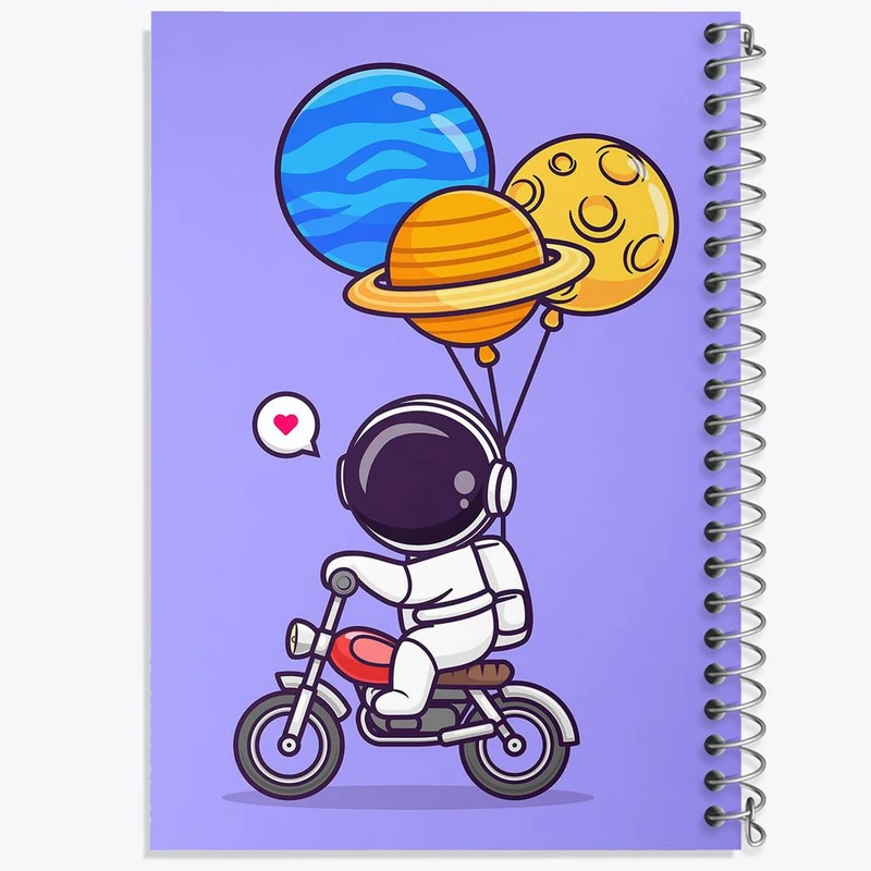 دفتر نقاشی 50 برگ خندالو مدل فضانورد کد 25099