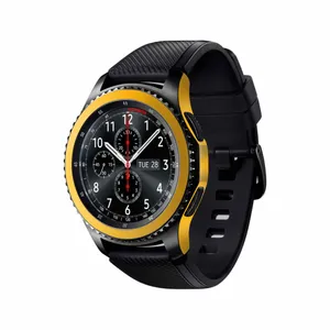 MAHOOT Matte-Deep-Mustard Cover Sticker for Samsung Galaxy Gear S3 Frontier Smartwatch