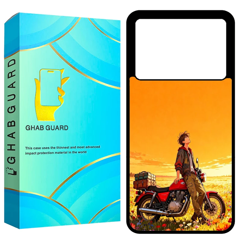 کاور قاب گارد طرح موتور سوار مدل GCHPK70P مناسب برای گوشی موبایل شیائومی Redmi K70 Pro 5G / Poco F6 Pro