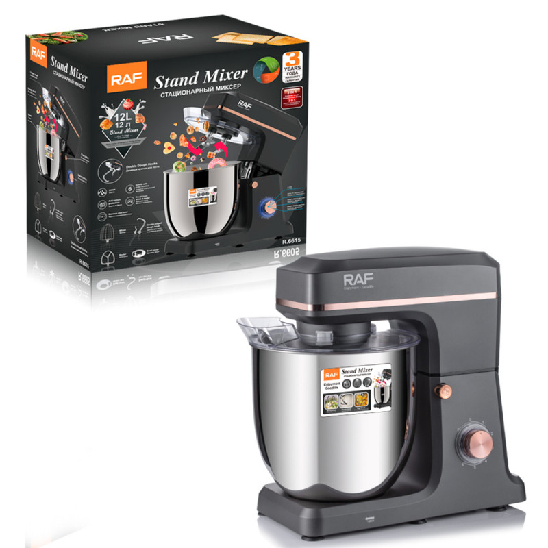 همزن کاسه‌دار 12 لیتری راف مدل R.6615