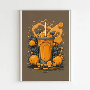 تابلو طرح آبمیوه مدل AX21