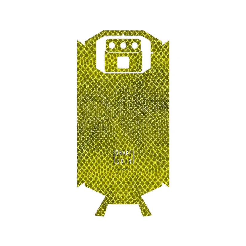 برچسب پوششی ماهوت مدل Yellow Snake Skin مناسب برای گوشی موبایل دوجی S70