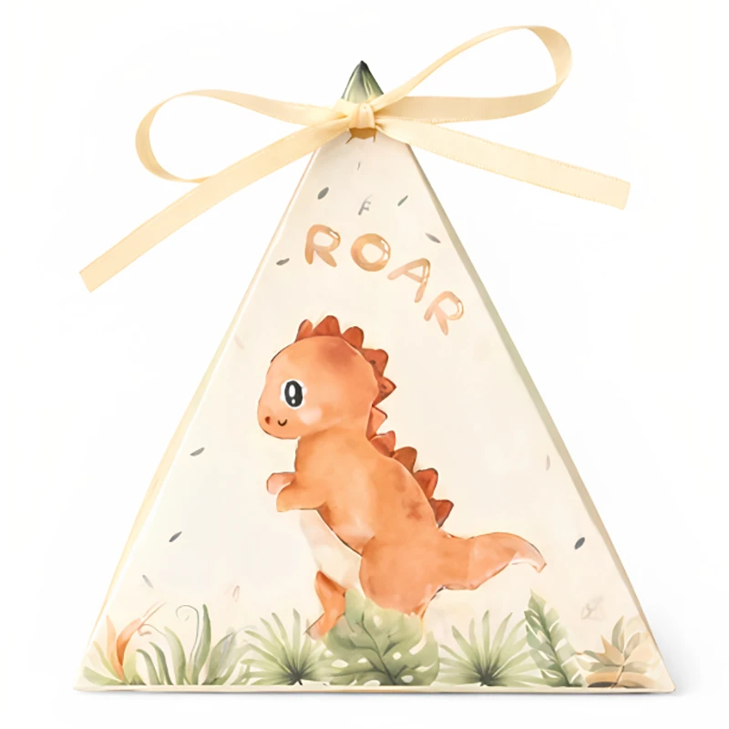 جعبه هدیه مدل فانتزی طرح دایناسور بانمک مجموعه 4 عددی