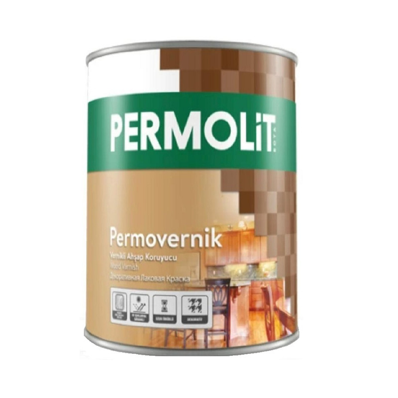 روغن جلا دهنده و ابگریزکننده بیرنگ و نیمه شفاف چوب وMDF  پرمولیت مدل TU32 حجم 750 میلی لیتر