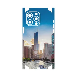 MAHOOT City of Chicago-FullSkin Cover Sticker for Apple iPhone 15 Pro Max