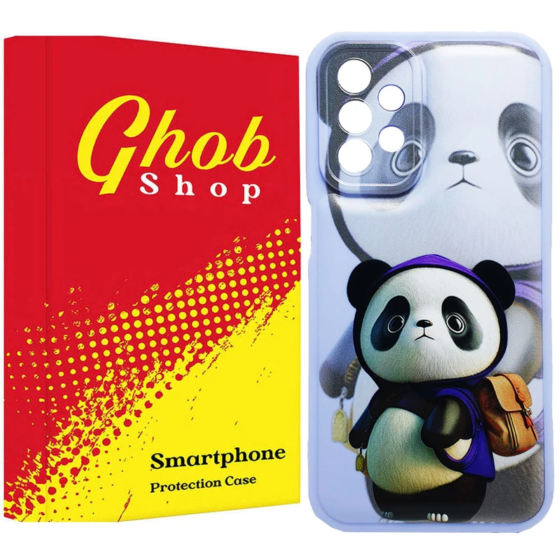 کاور قاب شاپ مدل PANDA-13 طرح پاندا مناسب برای گوشی موبایل سامسونگ Galaxy A23 4G / A23 5G / A13 4G / A32 5G