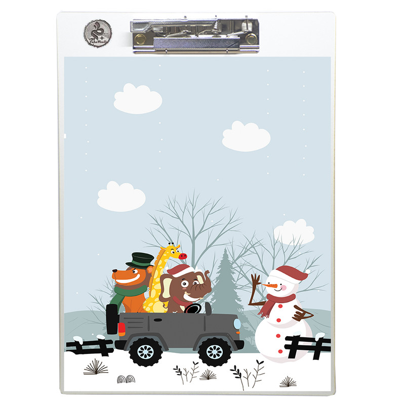 تخته شاسی طه چوب  مدل snowman01 سایز A4