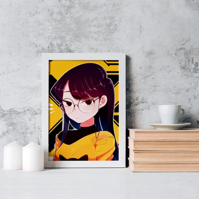 تابلو خندالو مدل انیمه کومی سان کد 16081