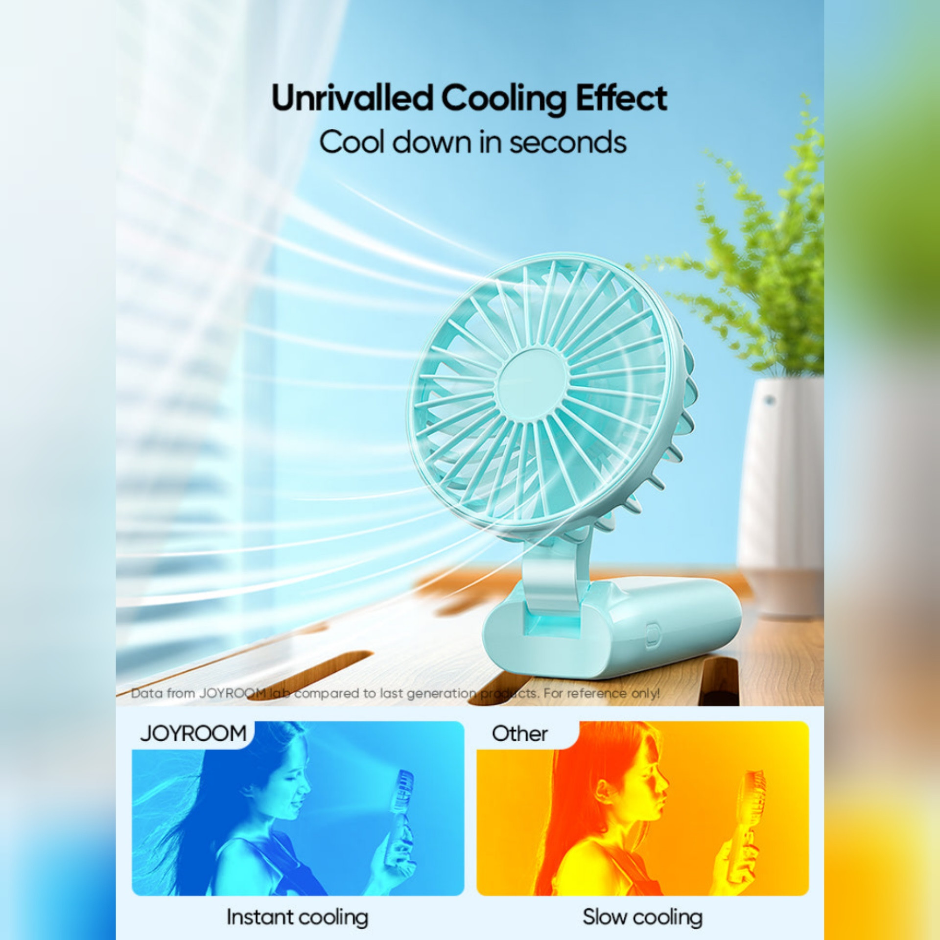 پنکه شارژی جوی روم مدل  JR-CY451-40