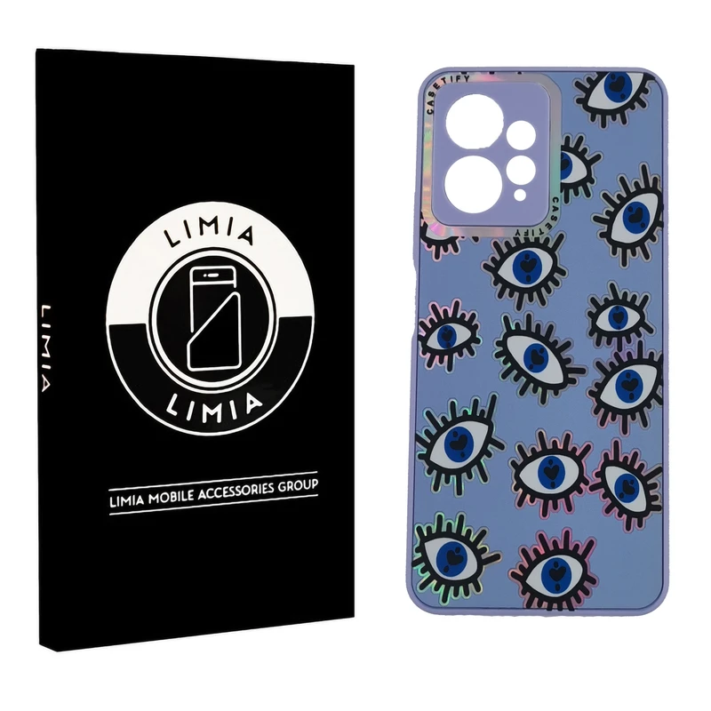 کاور لیمیا مدل فانتزی لنزدار طرح عروسکی شبرنگی مناسب برای گوشی موبایل شیائومی Redmi Note 12 4G