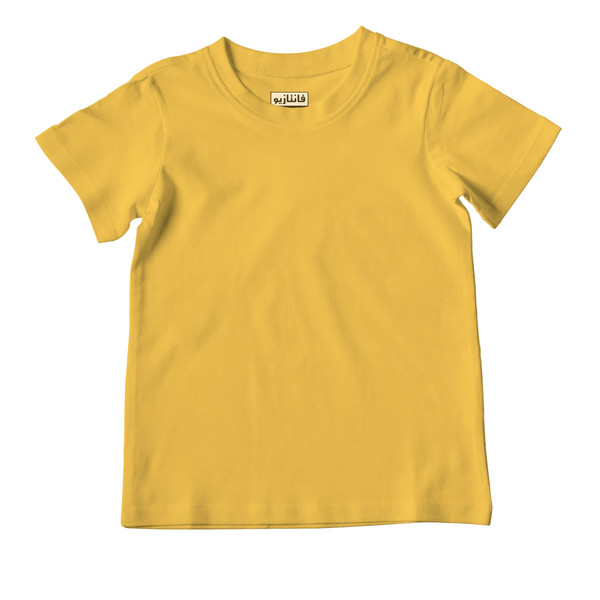 تی شرت آستین کوتاه دخترانه فانتازیو مدل یونی کد 138
