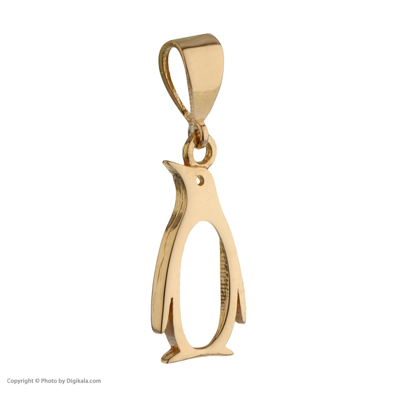 آویز گردنبند طلا 18 عیار زنانه مایا ماهک مدل MM1507 طرح پنگوئن