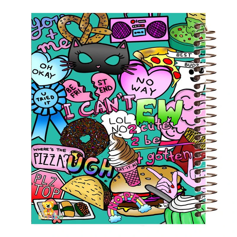 دفتر نقاشی 50 برگ بانیبو مدل گربه کد 265