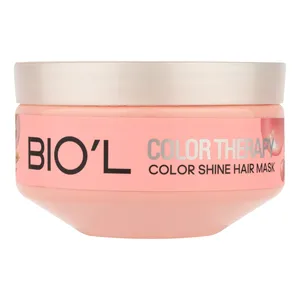 ماسک تثبیت کننده رنگ مو بیول مدل COLOR THERAPY مناسب برای موهای رنگ شده حجم 220 میلی لیتر