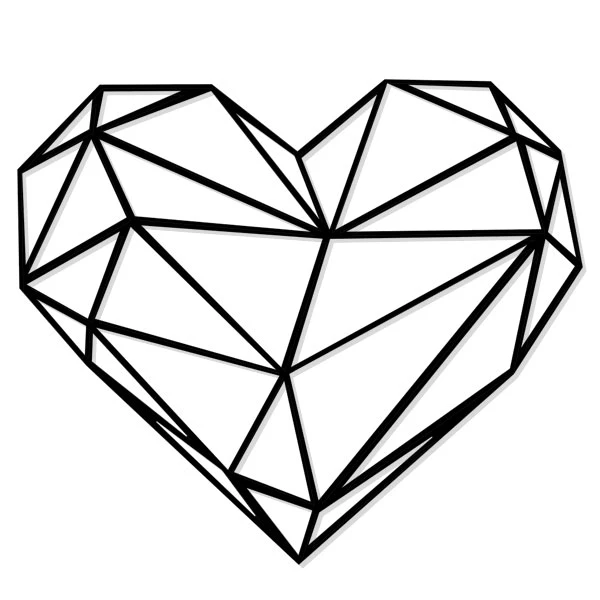 دیوارکوب مدل قلب کد 40005