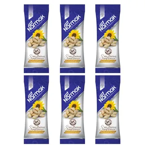 مغز تخمه آفتابگردان نمکی نارمک - 240 گرم بسته 6 عددی